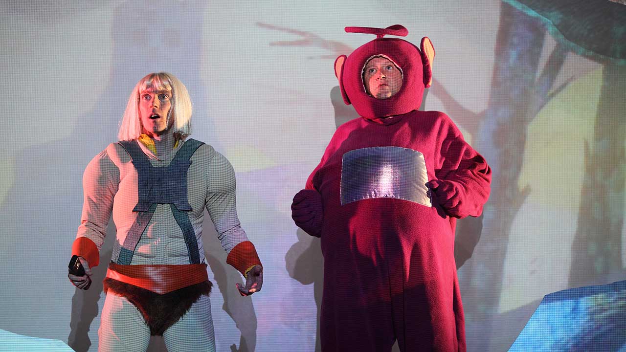 13. Windmill Theatre's School Dance, L-R Luke Smiles, Jonathon Oxlade. Photo Tony Lewis