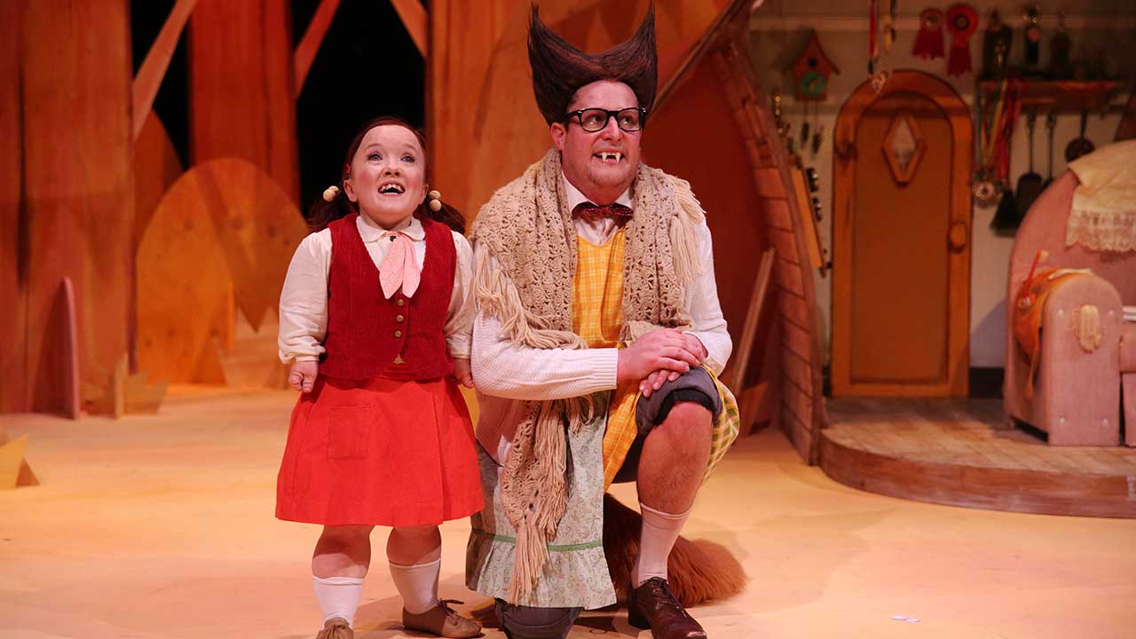 4. Big Bad Wolf. L-R Emma J Hawkins, Patrick Graham. Photo by Tony Lewis