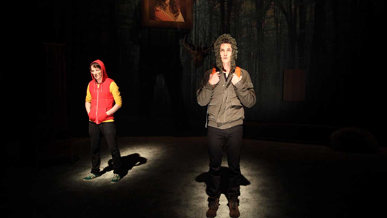 7. Windmill Theatre's Fugitive. L-R Matthew Whittet, Eamon Farren. Photo Tony Lewis